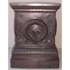 Outdoor Bronze Pedestal 