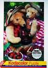 jigsaw puzzle dancing duo ballerina girl teddy bear 550  