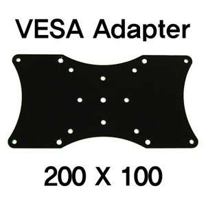   VESA Adapter Plate Mounts LCD Plasma LED TV Wall Mount Bracket 200x100