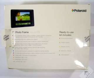 Polaroid Simplicity XSA 00770S 7 Digital Picture Photo Frame Weather 