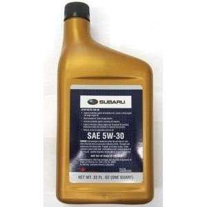  Subaru SAE 5w 30 Subaru Synthetic Motor Oil   Quart Bottle 