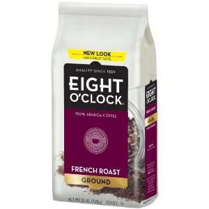 Eight OClock Coffee, French Roast Ground, 12 Ounce Bag (Pack of 4 