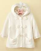   for First Impressions Baby Sweater, Baby Girls Hooded Knit Sweater