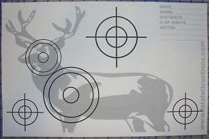   Targets 5 Pk Deer 11x17 Airsoft BB Gun Rifle pellet dart blow hand
