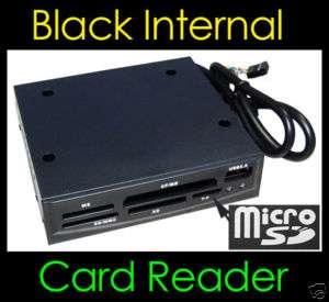 All in One Internal CARD READER BLACK MicroSD SDHC  