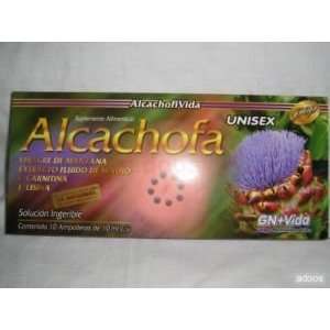  1 BOX Alcachofa/Artichoke Ampoules/Ampolletas 30 Day 