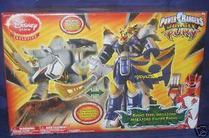 Power Rangers Jungle Fury DX Rhino Steel Megazord New  