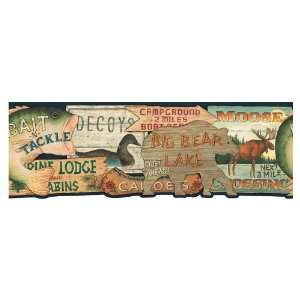  allen + roth Hunting And Fishing Wallpaper Border 