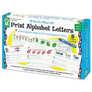    On/Wipe Off Print Alphabet Letters Activity Case Pack 2 Electronics