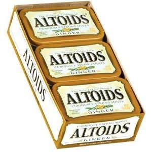 Altoids Curiously Strong Mints, Ginger, 1.76 oz Tins, 12 ct (Quantity 
