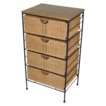 Drawer Wicker Cabinet   Natural