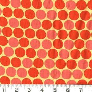  45 Wide Color Beat Circles Sunrise Fabric By The Yard 