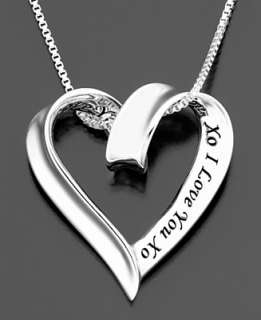  Love You   Necklaces Sterling Silver   Jewelry & Watchess