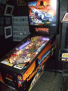 Sega Dodge VIPER NIGHT DRIVING Arcade Pinball Machine  