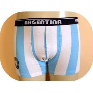  ARGENTINA FOOTBALL SOCCER BOXER BRIEF MEN.SIZE MEDIUM .NEW 
