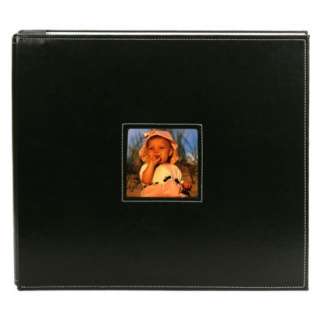 Leather Post Bound Album   Black (12x12).Opens in a new window