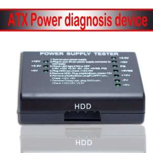   ATX SATA HDD port PC Power Supply Tester for Desktop Computer PT 1