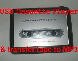 Portable USB Cassette Player + Tape to  Converter  