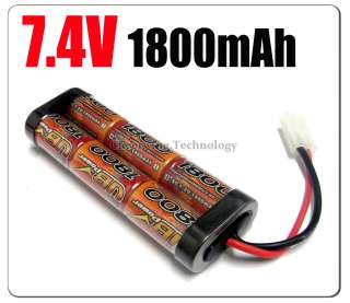 2V 1800mAh NiMH Battery Pack AKKU For 1/10 RC Car  