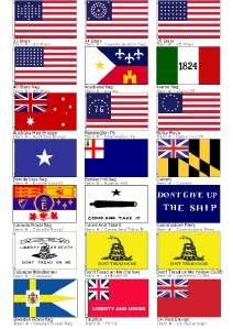 This auction is for FIVE quality HISTORICAL Flags of YOUR choice