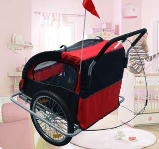 AOSOM 2IN1 DOUBLE BABY BICYCLE BIKE TRAILER/STROLLER  