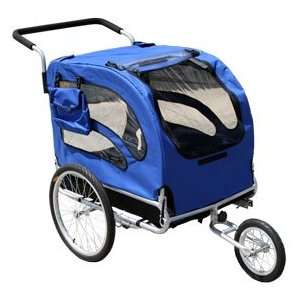  Blue Dog Bike Trailer / Stroller Combo