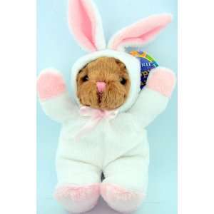   Teddy Bear with Easter Bunny Rabbit Costume on 8 Plush Stuffed Animal