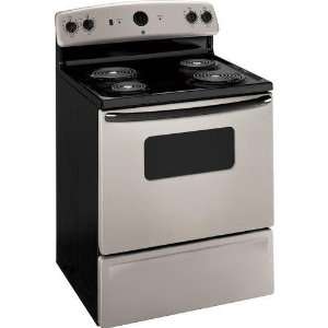   GE 30 In. Stainless Look Electric Range   JBS07SPA