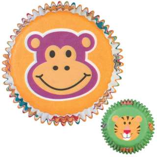 This listing is for 1package of Wilton baking cups featuring Jungle 