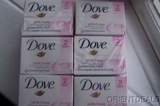 12 DOVE PINK/ROSA DEEP MOISTURE BARS SOAP 4.25OZ EACH  