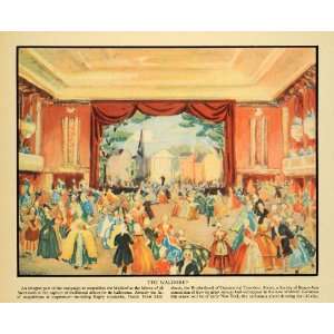 1931 Print Waldorf Astoria Hotel Ballroom Dancing Music Dance Fashion 