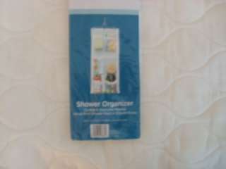 shower caddy/organizer white mesh ~no mildew ~shipping $2.00~ buy 2 