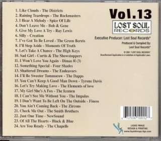 LOST SOUL OLDIES CD   VOL 13 NEW / SEALED 24 Tracks  