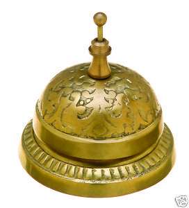 SS940 Victorian Brass Desk Bell  