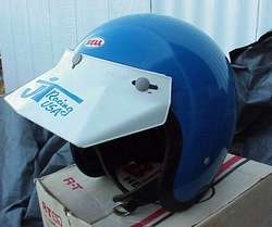 Vintage Bell R T Motorcycle Helmet RT 7 3/8 & Box  