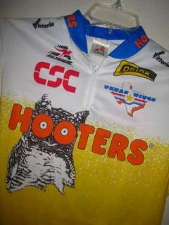 NWT MENS AUSSIE BIKE BICYCLE CYCLING JERSEY SHIRT HOOTERS OWL TEXAS 