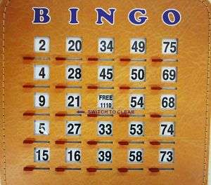 30 SHUTTER BINGO CARDS 6 PLY WITH QUICK CLEAR FEATURE  