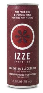 24x IZZE Fortified Sparkling Juice 8.4oz cans  