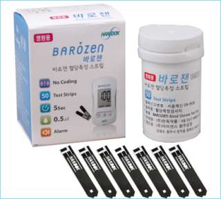   barozen Blood Glucose test strips monitoring system free meter