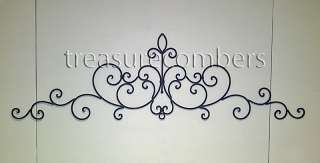 60 Tuscan WROUGHT IRON Scroll WALL GRILLE Swag Grill  