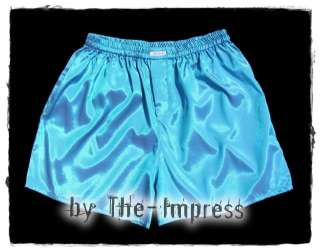 22 Cyan Boxer Shorts Underwear Mens Thai Silk Boxers  