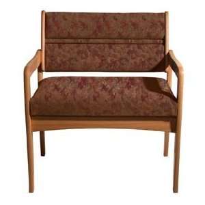  Bariatric Standard Leg Chair   Medium Oak/Rose Water 