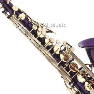 NEW PURPLE LACQUER BRASS ALTO SAXOPHONE OUTFIT+$39GIFT  