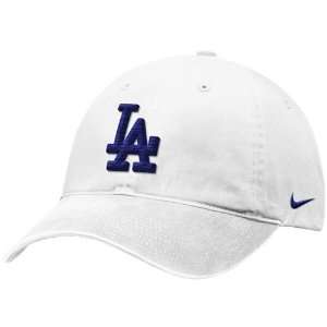  Nike L.A. Dodgers White Campus Adjustable Hat Sports 