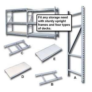  WAREHOUSE STORAGE RACK COMPONENTS H17954