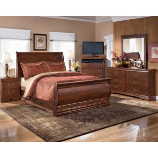 Ashley Wilmington King Sleigh Bed Brown B178 76 78 97  