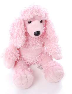 Build a Bear PINK POODLE DOG Stuffed Plush  