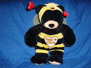 Build a Bear valentines day Bee Mine Bumble Bee Outfit & 17 Black 