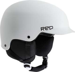 BURTON RED DEFY Helmet Matte White MEDIUM Ski Snowboard NEW  