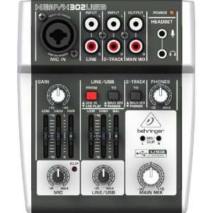  Brand New Behringer XENYX 302USB Premium 5 Input Mixer 